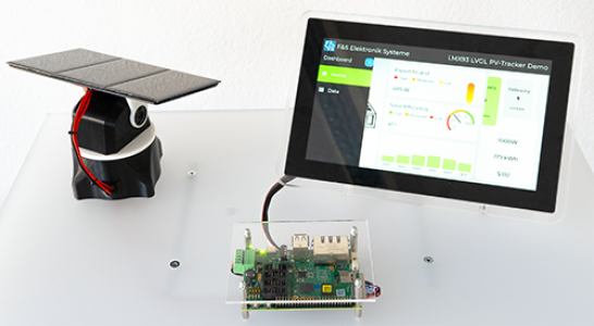 LVGL Solar Dashboard mit NXP i.MX 93