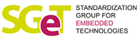 SGET standardization group for embedded technologies logo